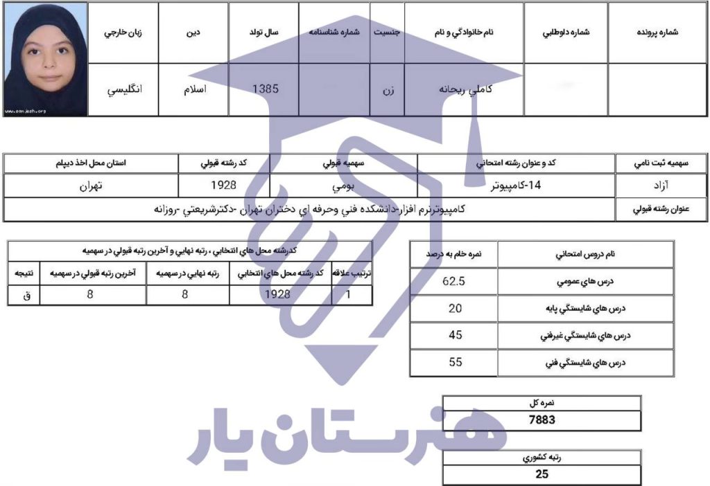 ریحانه کاملی
